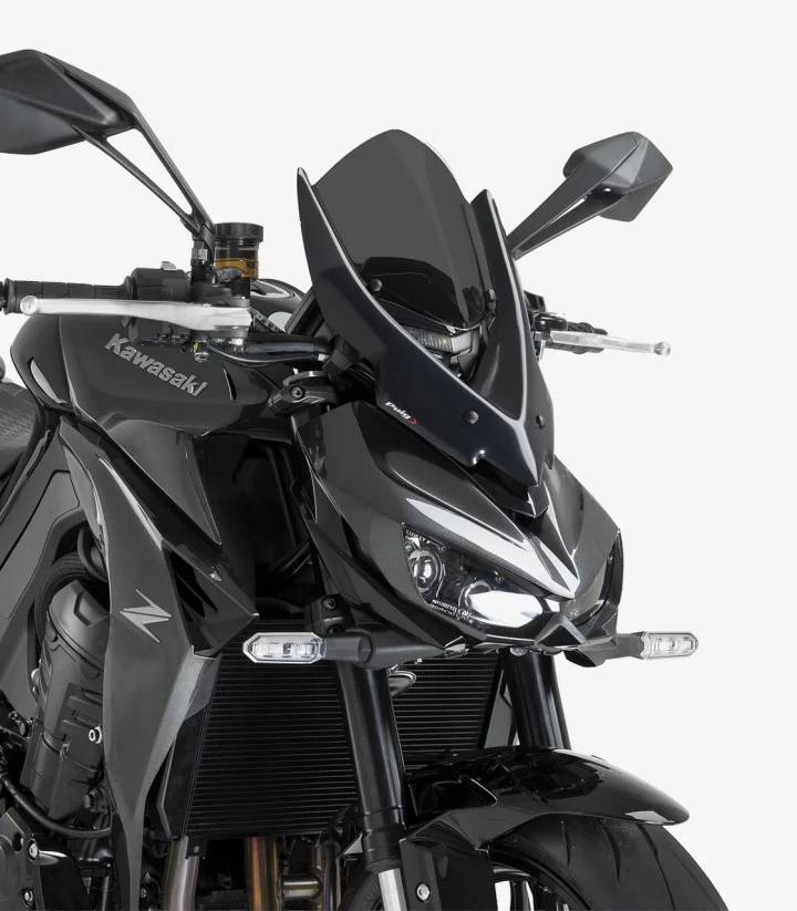Puig Sport Windscreen (Dark Smoke) for Kawasaki Z1100 (2025+) - 22777F - Image 1