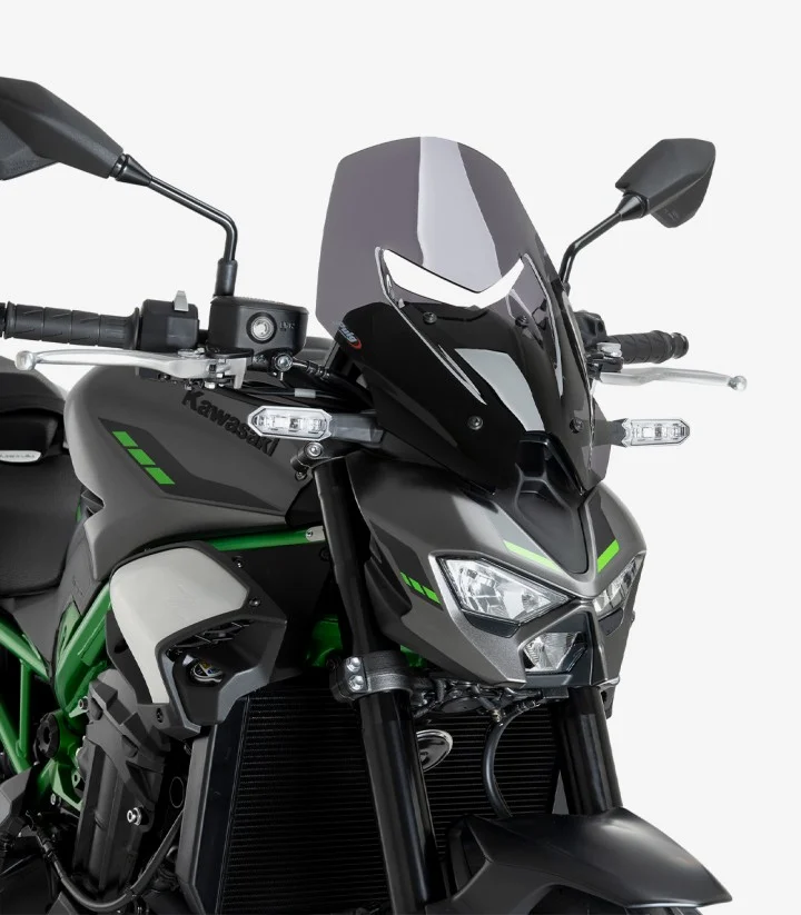 Puig Touring Windscreen (Dark Smoke) for Kawasaki Z900 (2025+) - 22440F - Image 1