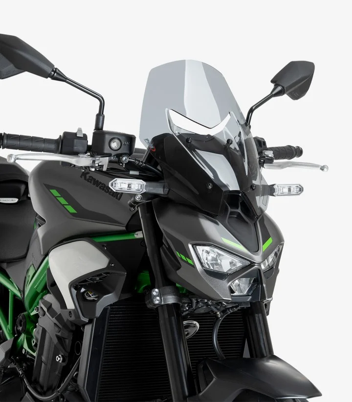 Puig Touring Windscreen (Light Smoke) for Kawasaki Z900 (2025+) - 22440H - Image 1