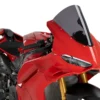 Puig R-Racer Windscreen (Dark Smoke) for Ducati Panigale V4 / V4S (with Wings) (2021-2024) - 3759F - Image 2