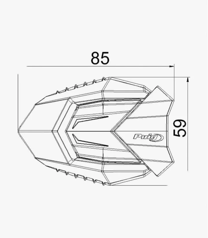 Puig R19 Frame Sliders (Black) for BMW S1000R (2021-2026) & BMW M1000R (2023-2026) - 20861N - Image 2