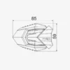 Puig Frame Slider R19 for Honda CB650R 2020+ - 9443 - Image 2
