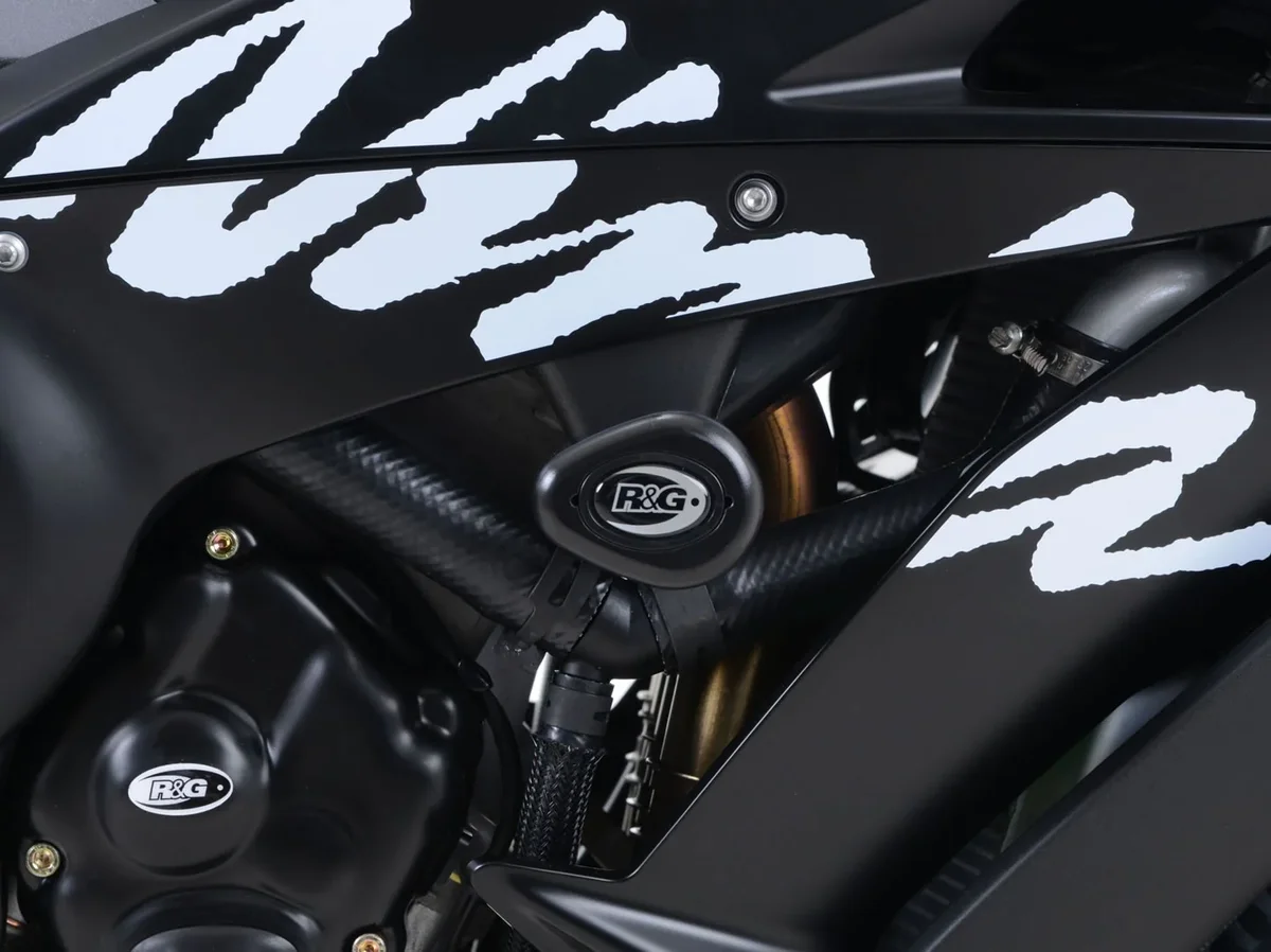 R&G Racing Aero Style Crash Protectors / Frame Sliders in Black - CP0573BL - Image 2