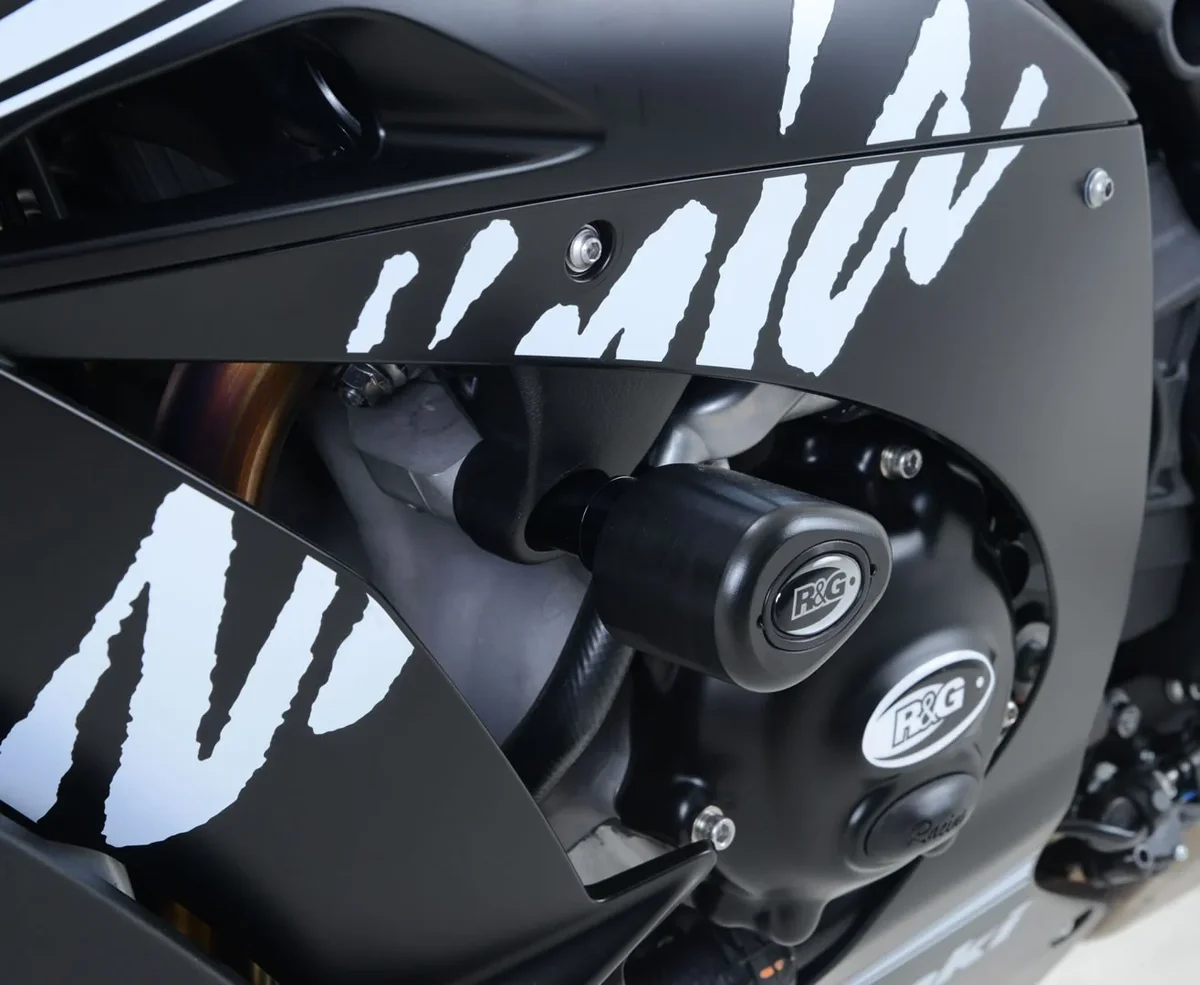 R&G Racing Aero Style Crash Protectors / Frame Sliders in Black - CP0573BL - Image 3