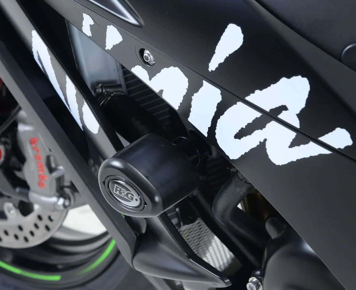 R&G Racing Aero Style Crash Protectors / Frame Sliders in Black - CP0573BL - Image 1