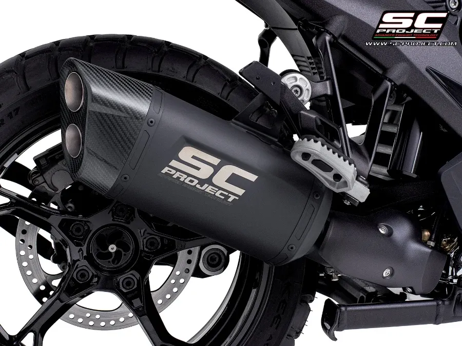 SC Project BMW R1300GS/ GSA Adventure-R titanium exhaust (Compatible with original side cases) - B40A-T153T-L - Image 2
