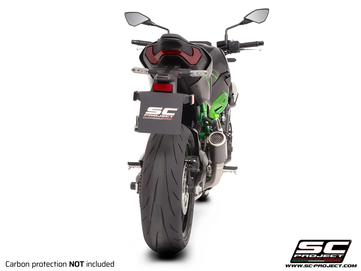 SC Project Kawasaki Z900 (2025) CR-T Carbon Fiber heat shield - K43A-T36CR - Image 3
