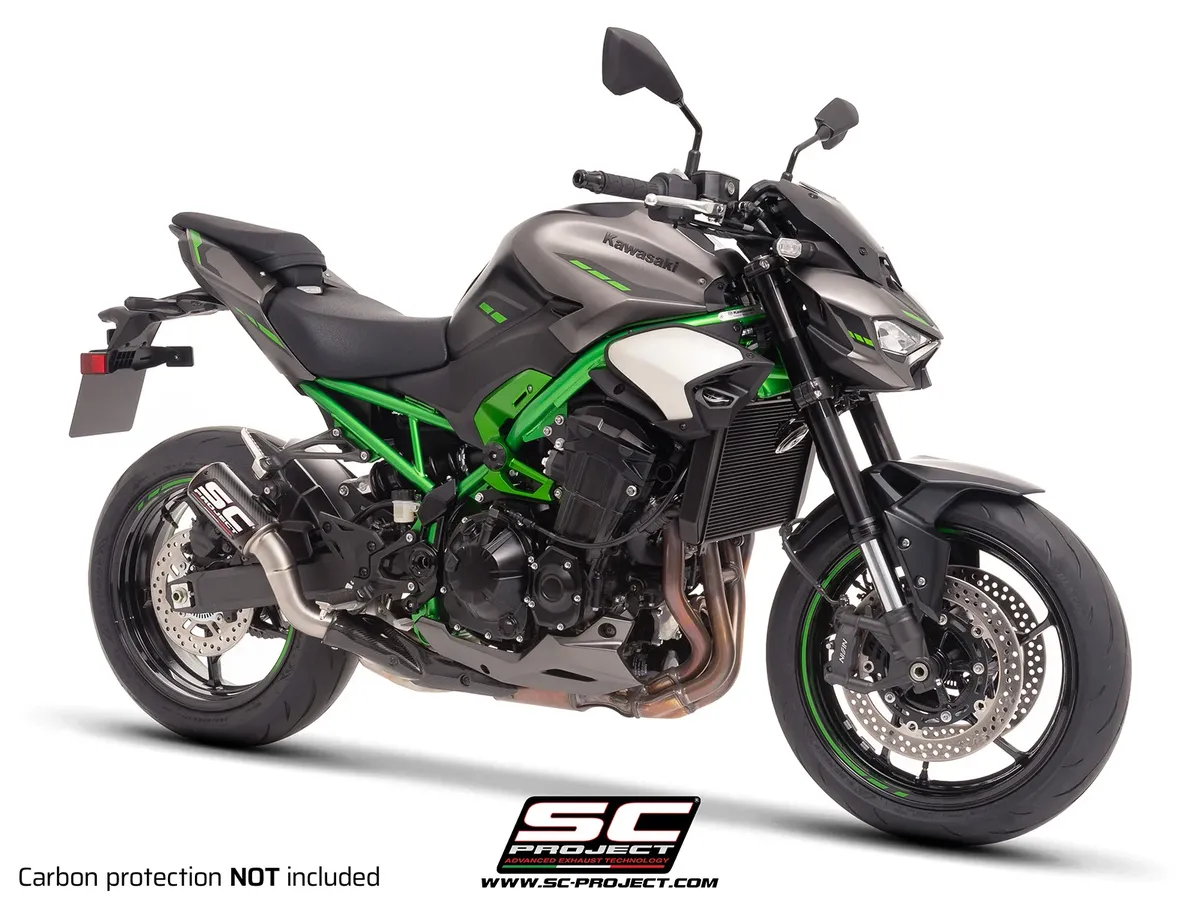 SC Project Kawasaki Z900 (2025) CR-T Carbon Fiber heat shield - K43A-T36CR - Image 4