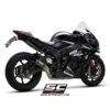 SC Project ZX-10R 2026 CR-T Muffler Titanium with titanium end cap with de-cat link pipe - K47A-DET36C - Image 1