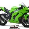 SC Project ZX-10R 2026 CR-T Muffler Titanium with titanium end cap with de-cat link pipe - K47A-DET36C - Image 2