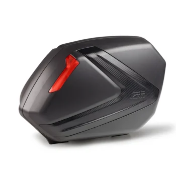 Givi V37N Monokey Side Cases 37L Pair (Black with Red Reflectors) - Image 1