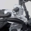 SW-Motech 30mm Handlebar Risers for BMW F850GS / GSA - Silver - Image 2