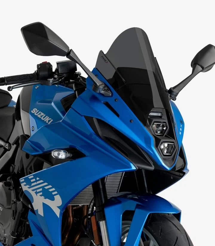 Puig Z-Racer Windscreen (Dark Smoke) for Suzuki GSX-8R (2024+) - 21972F - Image 1