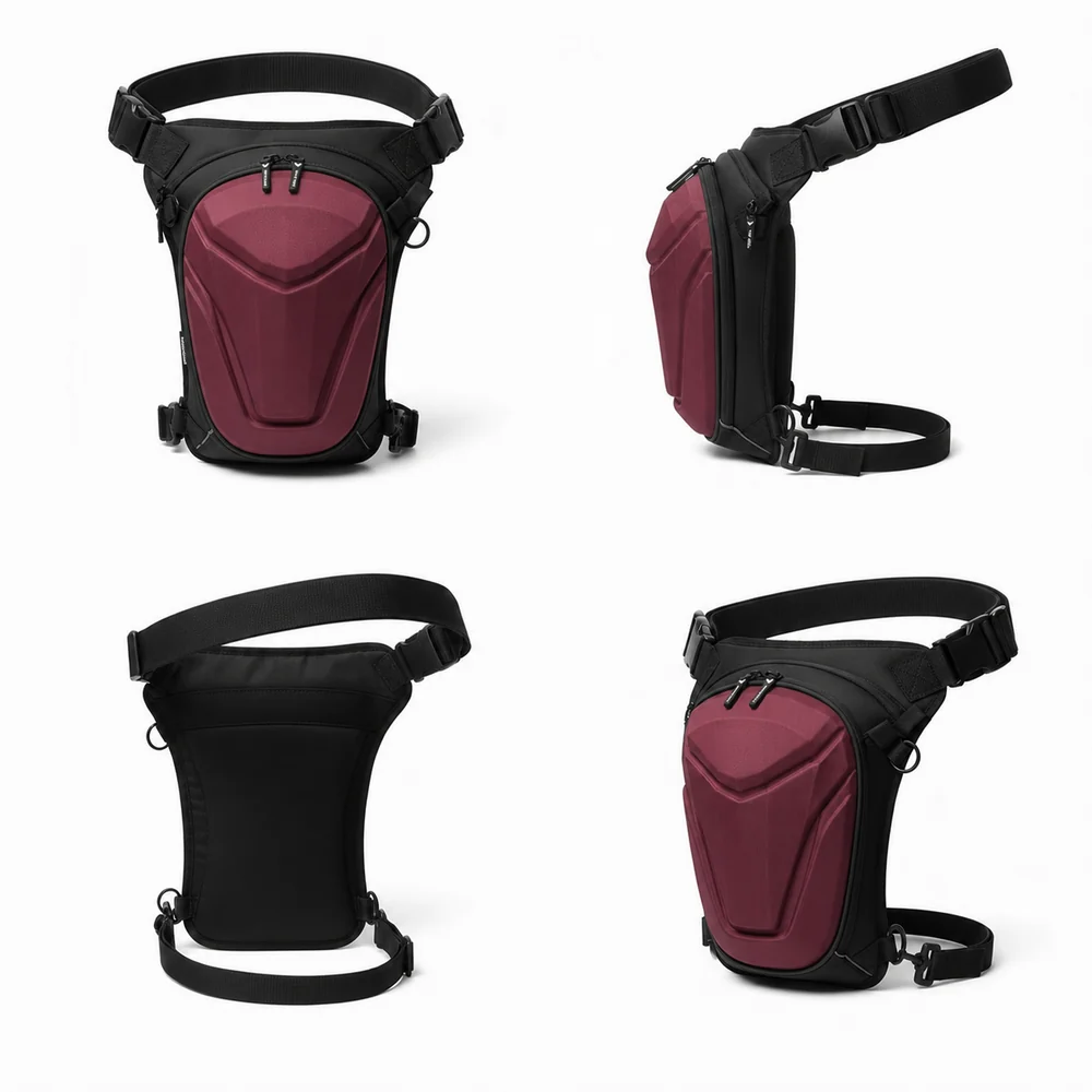 Vantora ARC Thigh bag Maroon Shell