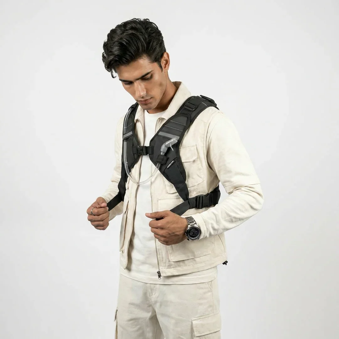 Vantora Flux Backpack with Bladder - Grey - Image 3