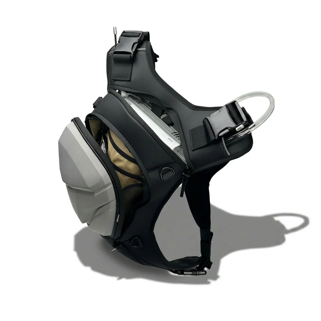 Vantora Flux Backpack with Bladder - Grey - Image 4