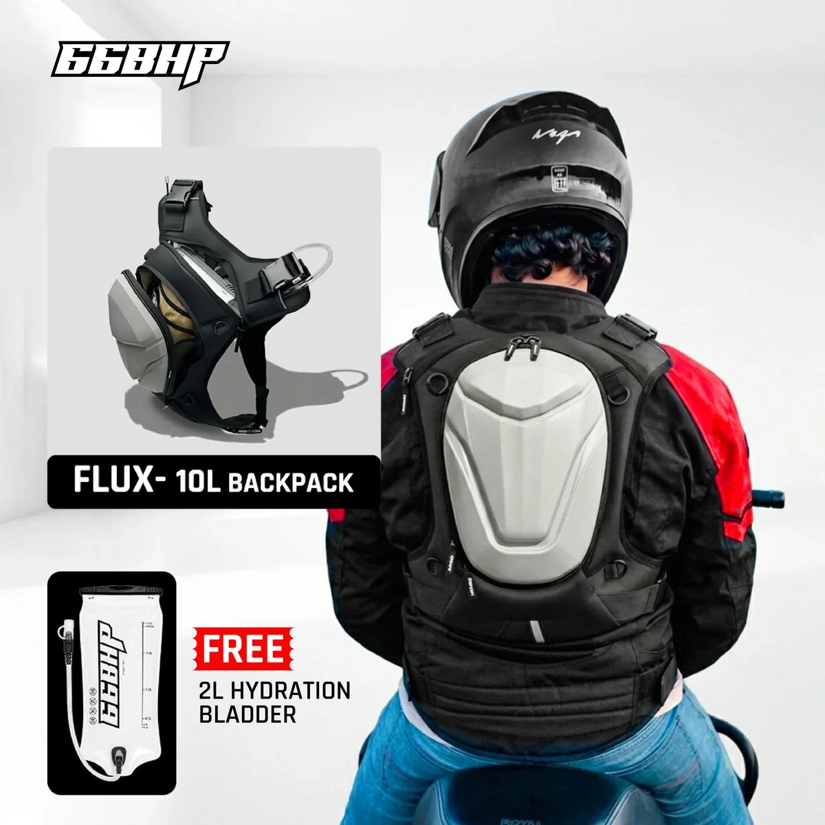 Vantora Flux Backpack with Bladder - Olive - Image 4