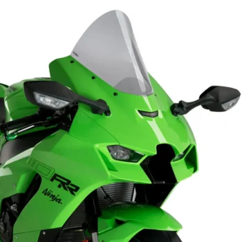WRS Race High Windscreen for Kawasaki ZX-6R (2019-2023) (Smoke) - KA003F - Image 1