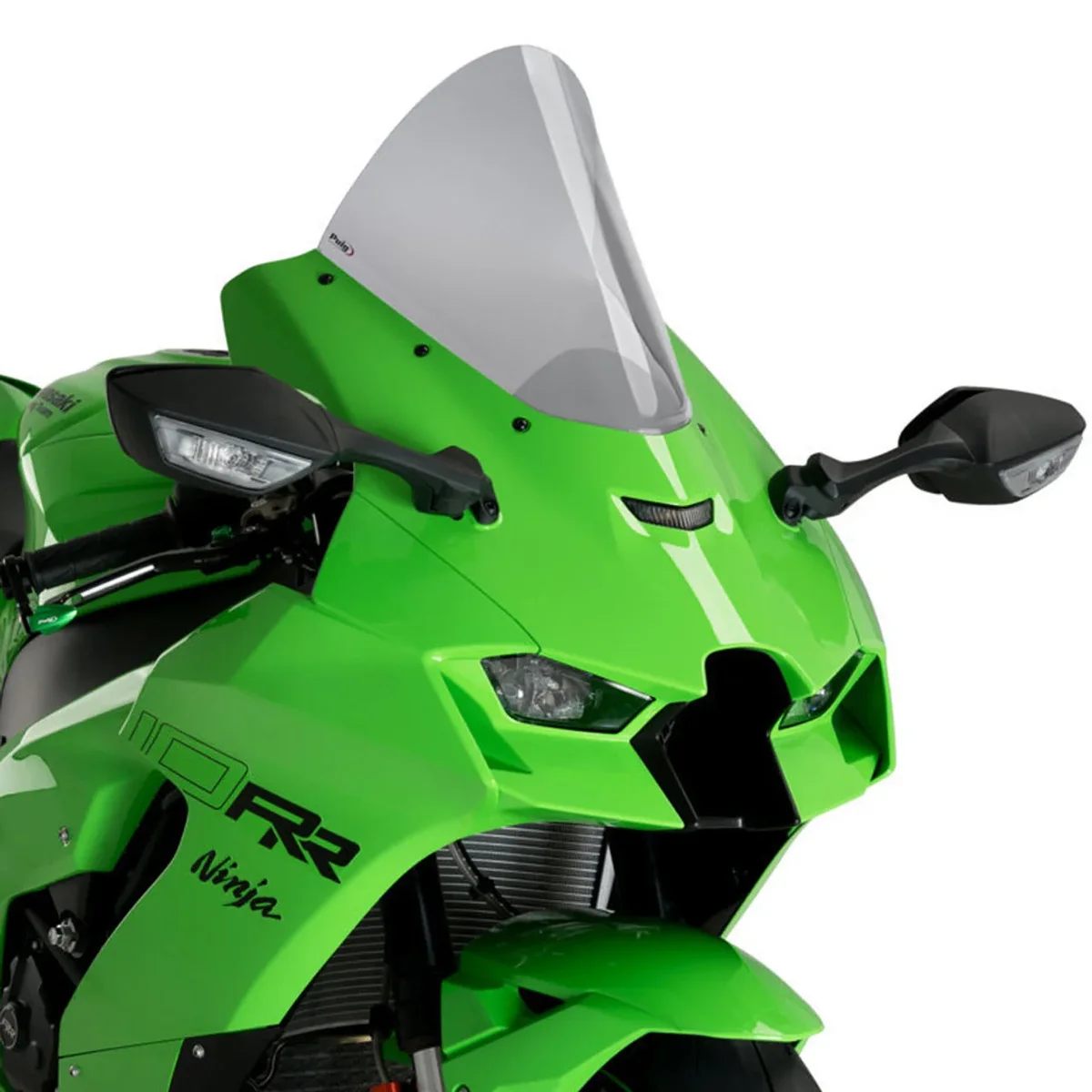 WRS Race High Windscreen for Kawasaki ZX-6R (2019-2023) (Smoke) - KA003F - Image 1